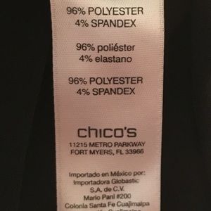 Chico's Tops - Chico’s Black Silky Blouse Chico's Tops - Chico’s Black Silky Blouse